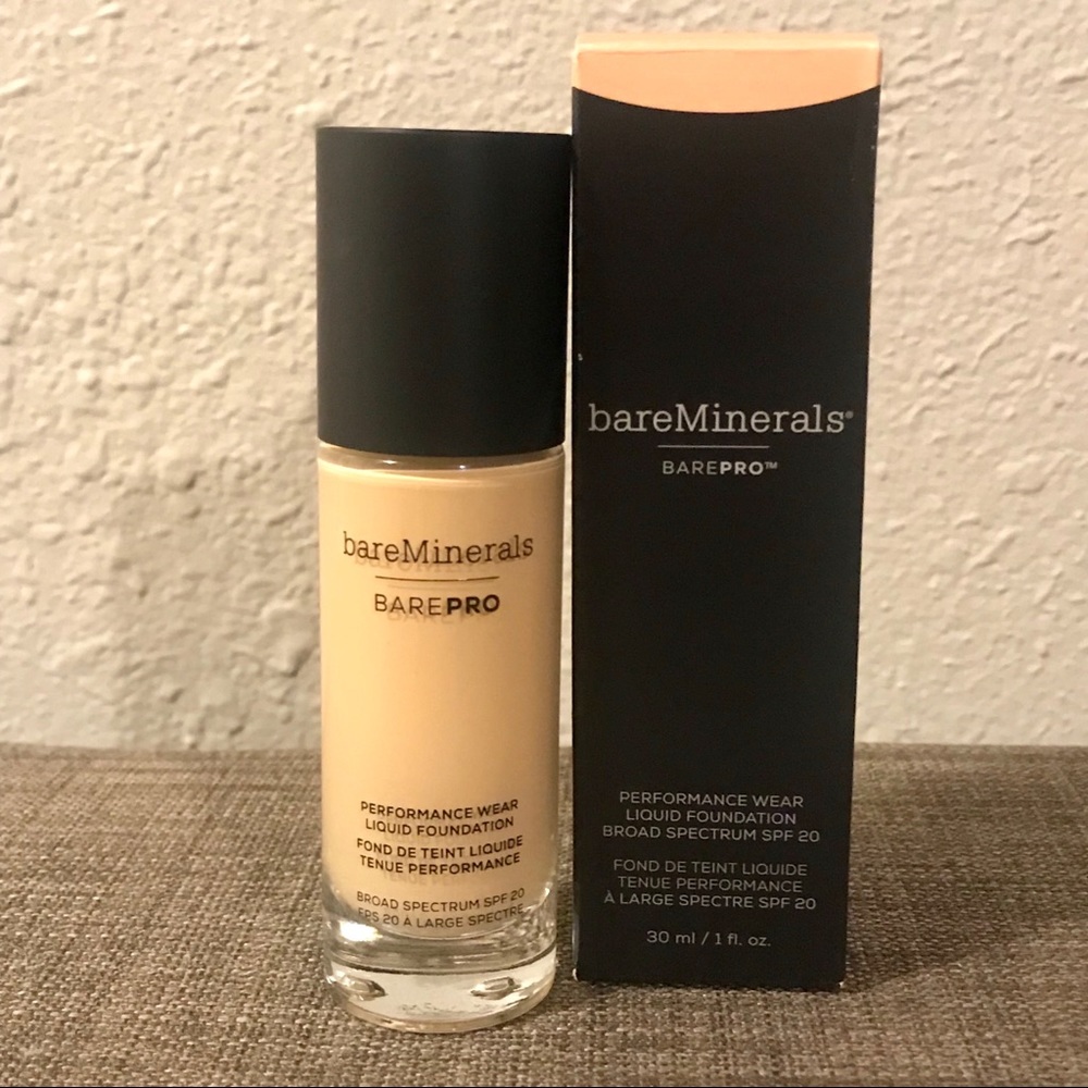 🆕 BareMinerals BarePro Foundation, Golden Ivory 8
